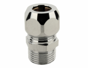 Kirchhoff kompresní spojka, chrom, 21 mm (1/2" vnější závit) x 10 mm