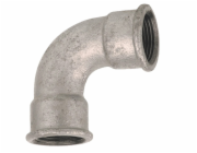 Kirchhoff ohyb 90° 18,7 mm (1/2" vnitřní průměr) pozinkovaný