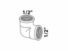 Kirchhoff úhelník 90° 18,7 mm (1/2" vnitřní), chrom
