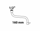 Kirchhoff S-pipe výtok 13 mm (1/2") x 160 mm chrom