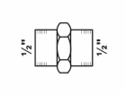 Šroubení Kirchhoff 18,7 mm (1/2" vnitřní závit) kuželové ...