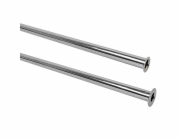 Kirchhoff spojovací trubka s dvojitým rozšířením O 10 mm x 300 mm chromovaná