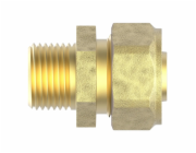 Kirchhoff přechodový kus 16 mm x 21 mm (vnější závit 1/2"), kompresní fitinka pro MSVR slepý kus