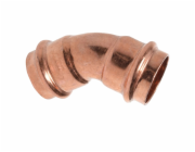 Kirchhoff CU koleno 45° 2 pouzdra polotovar 22 mm