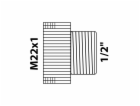 Kirchhoff adaptér 21 mm (vnější závit 1/2") x vnitřní záv...