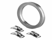 Hadicová objímka Kirchhoff z nerezové oceli včetně 8 svorek 8 mm x 3 m