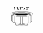 Kirchhoff redukce pro sifon 2" vnitřní závit x 47,8 mm (1...