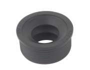Kirchhoff gumová odtoková spojka pro sifonový výpust v potrubí 46 mm x 30 mm černá