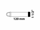 Kirchhoff stoupací ventil 47,8 mm (1 1/2") x 120 mm chrom...