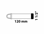 Kirchhoff stoupací ventil 47,8 mm (1 1/2") x 120 mm chromovaný