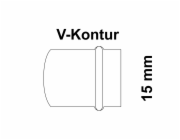 Koncová krytka Kirchhoff CU 1 pouzdro polotovar 15 mm