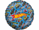 Fóliový balónek Hot Wheels kulatý O 42 cm barevný