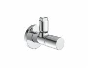 Kirchhoff rohový ventil DEV-1WK s rozetou 21 mm (1/2" AG) x 10 mm chrom