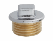 Kirchhoff zátka 21 mm (1/2" vnější závit) chrom