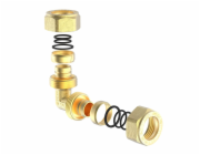 Kirchhoff úhelník 90° s kompresním fitinkem 16 mm pro MSVR