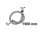 Prodloužení přívodní hadice Kirchhoff 26,4 mm (vnější záv...