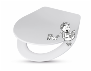 WC sedátko Baliv Balonne Duroplast White
