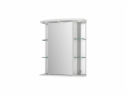 Zrcadlová skříňka Sieper Havana LED 55 cm x 66 cm bílá