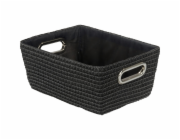 Úložný koš Wenko Chromo Black 28 cm x 12 cm x 19,5 cm