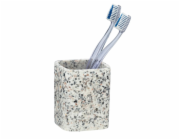 Wenko kelímek na zubní kartáček terrazzo polyresin 8 x 10,5 x 8 cm vícebarevný