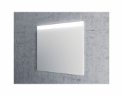 Sieper osvětlené zrcadlo Leone 80 cm x 70 cm bílé LED přepínač