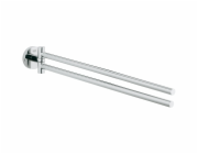 Držák na ručníky Grohe Essentials, stříbrný kov