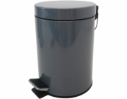 Pedálový koš MSV, tmavě šedý, 3 l