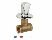 Kirchhoff zapuštěný ventil s rozetou chrom 24,2 mm (3/4" vnitřní závit)