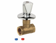 Kirchhoff zapuštěný ventil s rozetou chrom 18,7 mm (1/2" vnitřní závit)