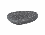 Keramická miska na mýdlo Wenko Pion 12,5 x 2,5 x 9 cm šedá