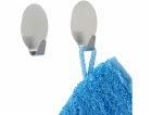 Wenko Maxi Hooks Strip-it sada 2 kusů z nerezové oceli matná