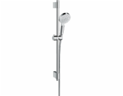 Sprchová sada Hansgrohe Vario Crometta se sprchovou tyčí 72 cm, bílá/chrom