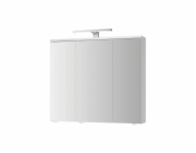 Zrcadlová skříňka Jokey Arda LED, 72 cm x 68 cm, lesklá bílá