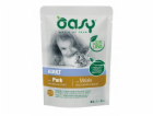 OASY Chunks in gravy Pork - mokré krmivo pro kočky - 85g