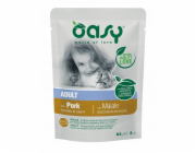 OASY Chunks in gravy Pork - mokré krmivo pro kočky - 85g