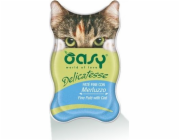 OASY Delicatesse Fine paté with Cod - mokré krmivo pro kočky - 85g