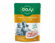 OASY More Love Tuna with crab - mokré krmivo pro kočky - 70g