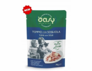 OASY More Love Tuna with sole - mokré krmivo pro kočky - 70g