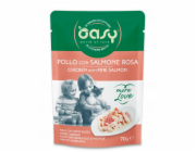 OASY More Love Chicken with salmon - mokré krmivo pro kočky - 70g