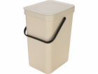 Brabantia Sort &amp; Go Abfallbehäl.  Soft Beige 12 L
