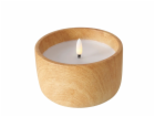 Boltze Home LED svíčka Yuna plochá O 12 cm x 8 cm přírodní