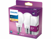 Philips LED žárovky E27, 4,5 W, balení po 2 ks, 10,6 x 6 cm (V x Š)