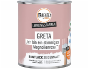 CREATE! by OBI TVOŘTE! od OBI Barevný lak Oblíbená barva Greta Magnolia Pink Saténový matný 0,75 l