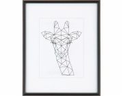 Plastový rám 24 cm x 30 cm Černý