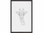 Plastový rám 20 cm x 30 cm Černý