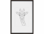 Plastový rám 20 cm x 30 cm Černý
