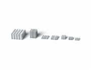 Eurobox-System Dělicí příčka systému Eurobox 55,4 cm x 10 cm bílá