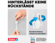Tesa Samolepicí háčky na záclony Powerstrips, bílé, 4 kusy