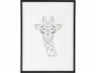 Plastový rám 30 cm x 40 cm Černý