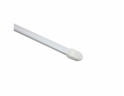 Gardinia Záclonová tyč , plochá oválná, O 11 mm, bílá, 80 cm - 120 cm, balení po 2 kusech